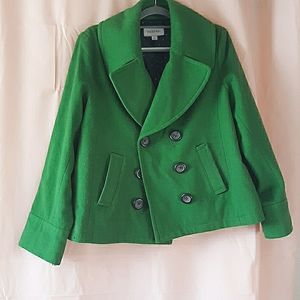 Green Xl merona pea coat